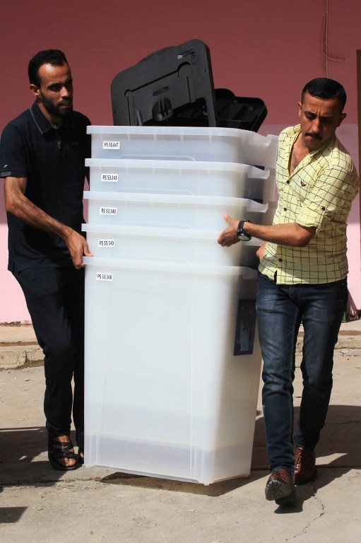 People in the Kurdistan Region and Iraq vote in the parliamentary elections across the country. (Photo: AFP)